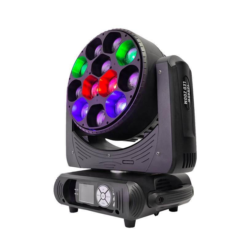 12pcs 40W LED Moving Head Focusing Dye Stage Lights For Outdoor Night Club