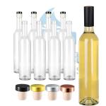 Customized Clear 500ml/750ml Transparency Frosted Glass Bottle for Whiskey Vodka