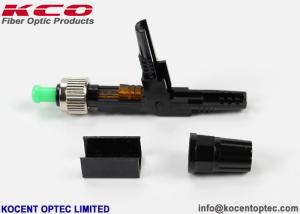 China RoHS FC APC Fiber Optic Fast Connector , Quick Assembly Connector SM G765D G657A G657B factory