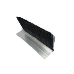 Customized Aluminum Garage Door Brush Seal Draft Excluder Nylon Bristle
