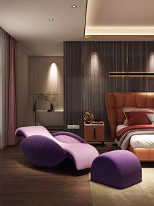 China Hotel Master Bedroom Sofa Chair Beauty Chair Hotel Bedroom Shell Lazy Rocking Chair factory