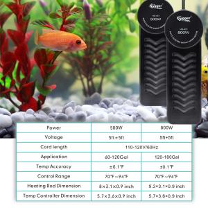 China Fast Heating Hygger Aquarium Heater For Betta Fish factory
