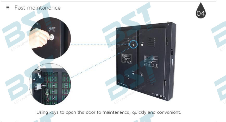 P6 RGB SMD Outdoor advertising LED Display Full Color Waterproof High Luminance