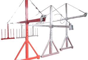 China LTD80 Temporary Wire Rope Suspended Platform 2KW Facade Cleaning factory