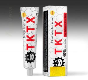 China White TKTX 40% Topical Painless Numbing Cream 10g Eyebrow Numbing Cream factory