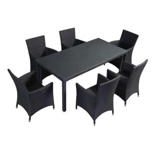 China 100% Olefin Zippered Cushions Patio Table And Chairs factory