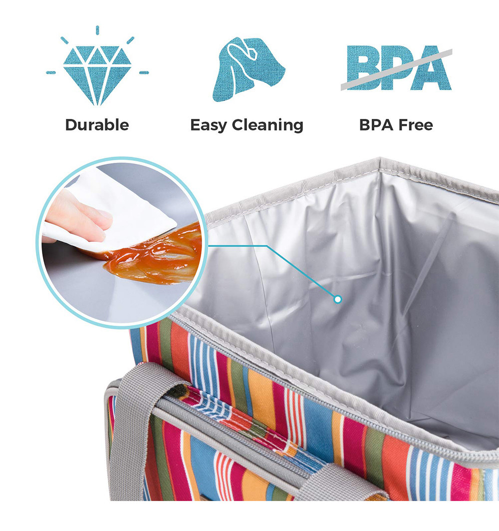 Adjustable Strap Insulated Cooling Tote Bag For Adult