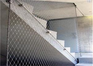 China Professional Balustrade Wire Mesh / Inox Wire Mesh With 1.2mm - 3.2mm Wire Diameter factory