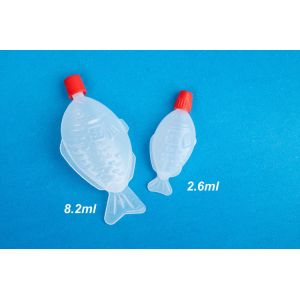 30ml Rectangle Fish Shaped Plastic Sushi Soy Sauce Container
