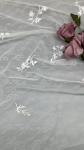 Tulle Mesh Fabric Sequin Shining Leafy New Collection Floral Lace Fabric Party