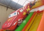 6m high kids extreme speed race inflatable car slide for kids outdoor entertainm