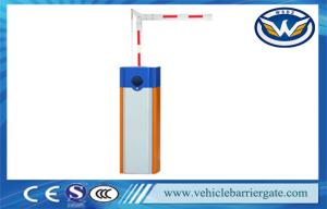 China 6 Meter Arm Automatic Barrier Gate , Low Noise Parking Lot Gate Systems factory