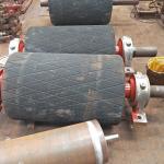Diamond Grooved Rubber Lagging Pulley
