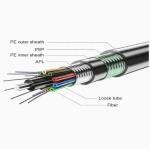High Crush Resistance Direct Bury Fiber Cable Installation Aluminum Alloy