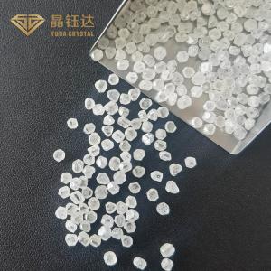 China VVS VS Clarity DEF Colour 3-4ct White HPHT Rough Diamond For Jewelry factory