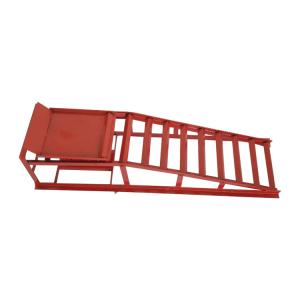 China Double Cyclinder Hydraulic Car Lift Ramps , 37cm High Lift Car Ramps factory