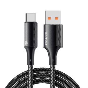 China ESSAGER ES-X45 Series 100W Data Cable Charging Cable USB C to USB A factory