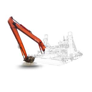 China Heavy Equipment Excavator Long Reach Arm For Excavator Long Reach Boom Excavator For EX250 PC200 factory