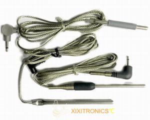 China PTFE Cable Food Temperature Probe Baked Oven Thermometer Temperature Sensor MFF-8 Series factory