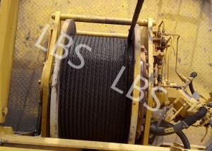 China High Strength Steel LBS Groove Drum Winch Machine Tower Crane factory