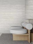 Polyurethane Rectangle Artificial Travertine Flexible Faux Stone Panels 12mm