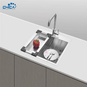 China Single Bowl Handmade House Kitchen Sink Stainless Steel Kitchen Sinks With Faucet factory