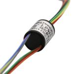 Super Mini Capsule Slip Ring 10 Circuits 0~300 RPM