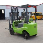 Narrow Aisle Fingertip 3 Wheel 2000kg Electric Forklift with Dual Front Solid