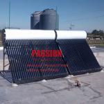 500L Vacuum Tube Compact Solar Water Heater Tap Water Flat Roof Solar Collector