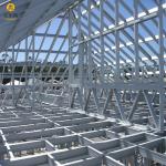Anti Corrosion Steel Structure Shed Weather Tight Outdoor Steel Frame Storage