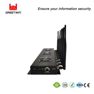 China RF Wireless 60m 10 Antennas GPS WiFi Jammer 48W factory
