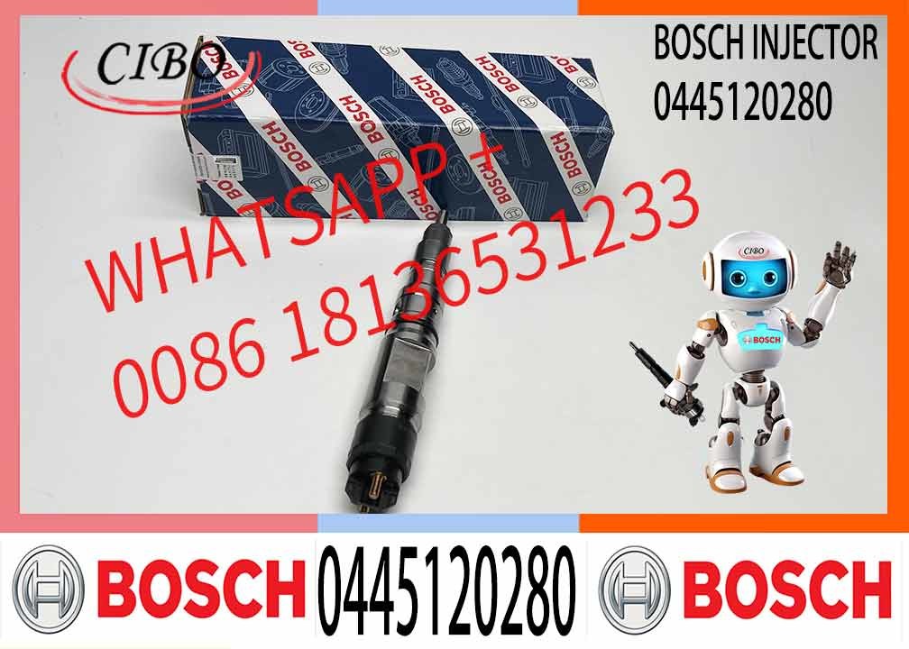 Good Quality Diesel Fuel Common Rail Injector 0445120280 0445 120 280 0 445 120 280 For Cummins Foton