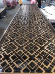 201 304 MBT Bronze Copper Stainless Steel Room Divider Slit Edge