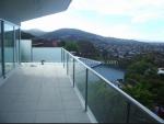Tinted Tempered Architectural Glass Balustrade Frameless Glass Fencing