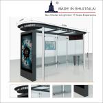 Outdoor Advertising 3m Cable IP65 Bus Stop Shelter