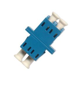 China LC/UPC Fiber Optic Adapter duplex blue color ROHS certificater material factory