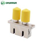 Metal SC To ST Duplex Fiber Optic Hybrid Adapter Singlemode