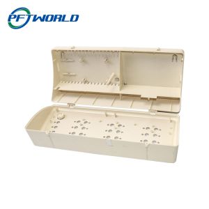 Precision Injection Molding Parts White ABS Plastic Instrument Enclosures