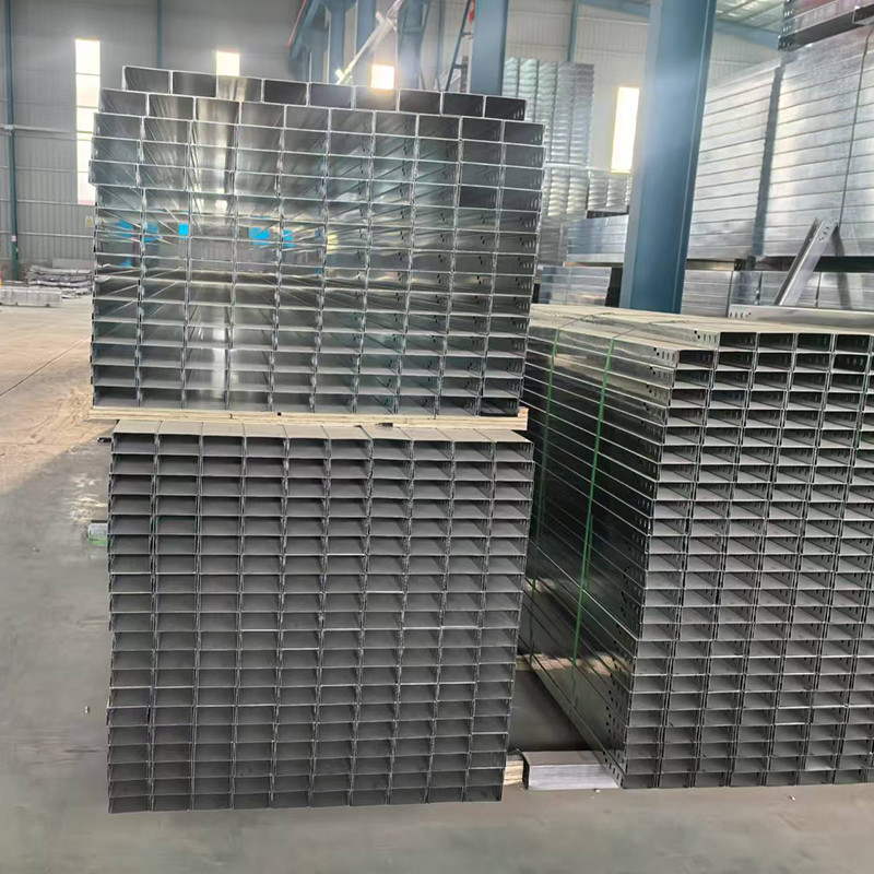 Galvanized Building Cable Tray With Hot Dip Wireway Cable Tray 2m-6m Length