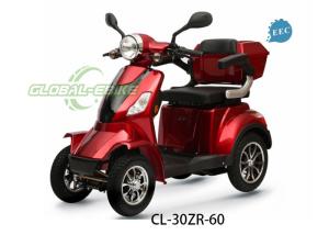 China 1000W EEC Certified Red 4 Wheel Mobility Scooter With 25km/H Max Speed factory