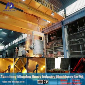China Most Popular Metallurgy Type Double Girder Overhead Crane with Cabin Control factory