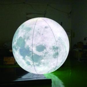 China Color Changing giant Helium Balloon, Lighting inflatable balloon for advertising factory