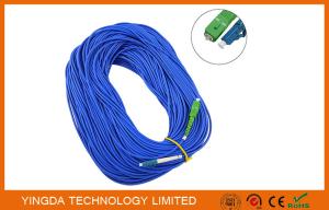 China SM SX SC / LC Fiber Optic Patch Cord 0.9mm ( 9 / 125um) , 1.6mm , 1.8mm , 2.0mm , 3.0mm on sale