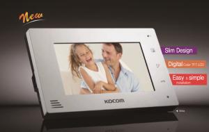 China KOCOM 2&amp;4 wire color handsfree videophone KCV-A372/D372/A374 factory