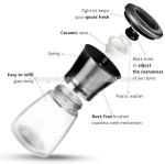 Stainless Steel 132mm 235g 170ml Shaker Salt Grinders