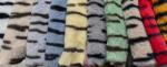 Polyester Rabbit Wool Luxury fashion Printed designs for Girls/Women Dress