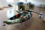 Plastic Sea Fishing Kayak Customized Color Well Performance With Rod Holders And