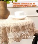 round crochet tablecloth white round tablecloths, multi-purpose towel towel