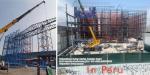 H Type Steel Structure Constructions Commercial Office Buildings