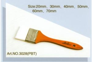 China Polyester PBT pure natural bristle Chinese bristle paint brush No.3028 factory